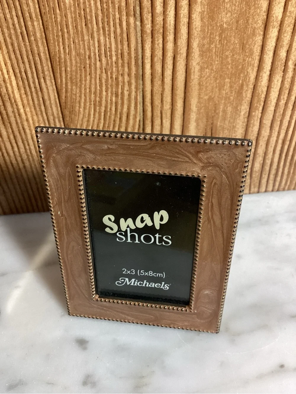 Enamel Frames with Green Daisy Accent Frame